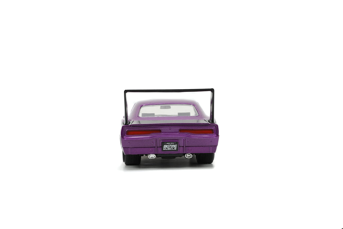 Jada Toys Big Time Muscle 1969 Dodge Charger Daytona 1:24 Die-Cast – Purple