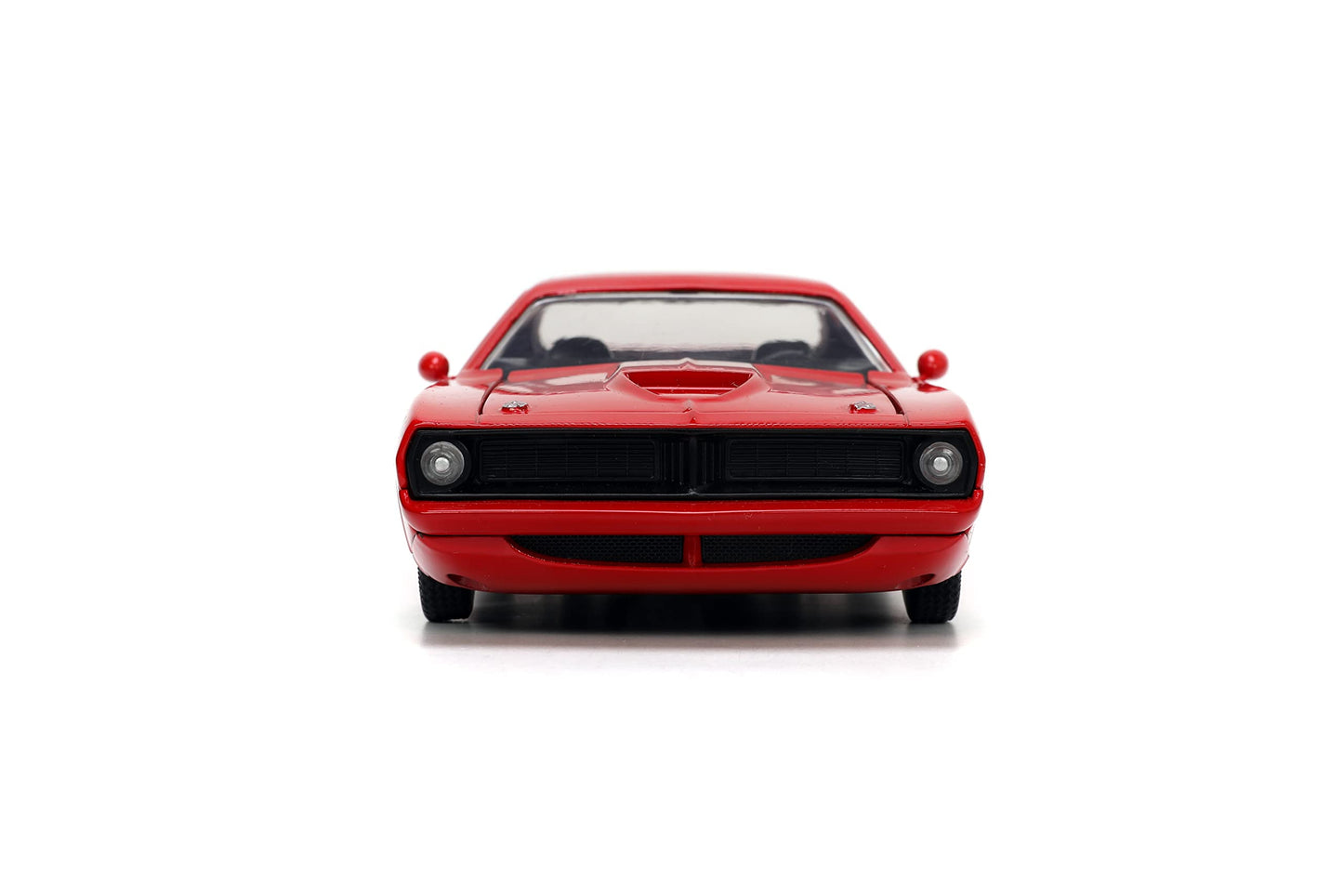 Jada Toys Big Time Muscle 1:24 Plymouth Barracuda Die-Cast Car - Red/Black