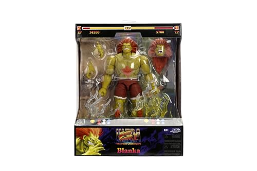 Jada Blanka Deluxe Action Figure – 1:12 Scale, Highly Articulated