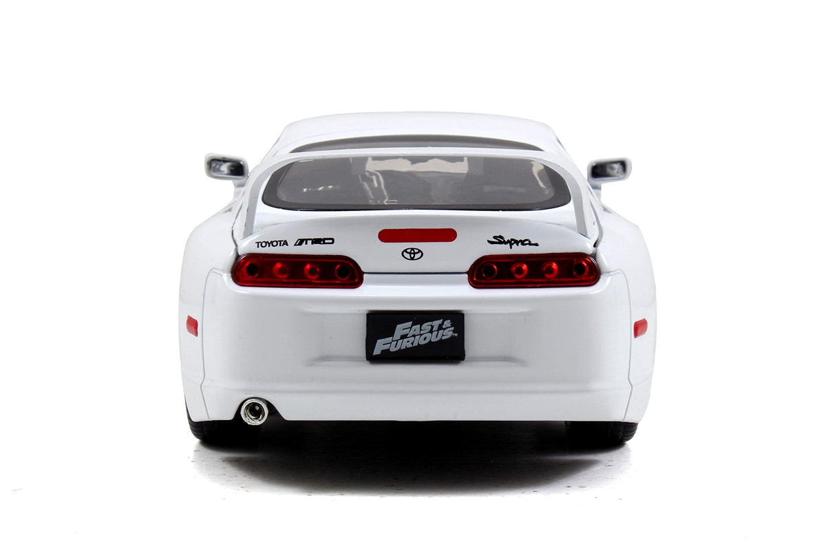 Jada Toys Fast & Furious 1:24 Brian's Toyota Supra Die-Cast Car – White
