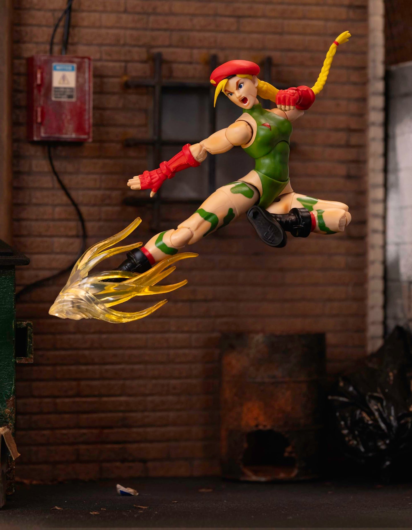 Jada Toys Street Fighter II Cammy Action Figure – 1:12 Scale with Interchangeable Heads