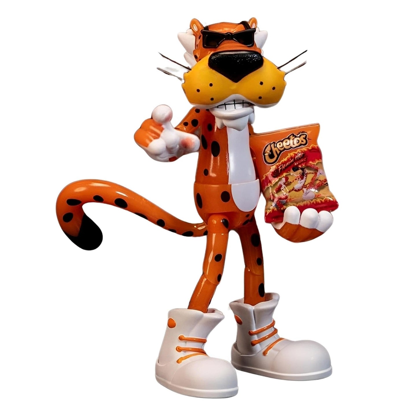 Jada Toys Chester Cheetah Glow-in-the-Dark 6in Action Figure – Flamin' Hot Exclusive with Cheetos & Accessories