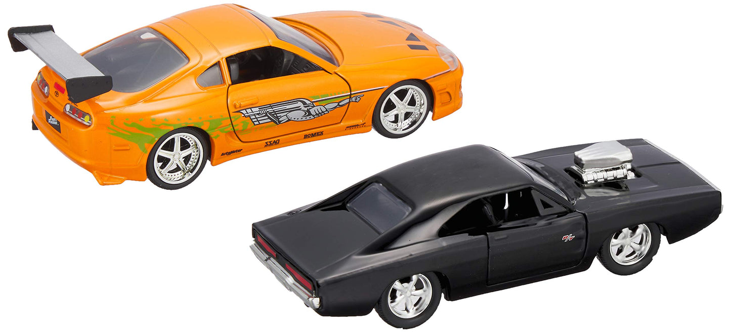 Jada Toys Fast & Furious Dom's Charger & Brian's Supra 1:32 Die-Cast Twin-Pack