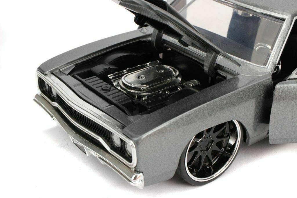 Jada Fast and Furious 1:24 Dom’s 1970 Plymouth Roadrunner Die-Cast – Licensed Collectible