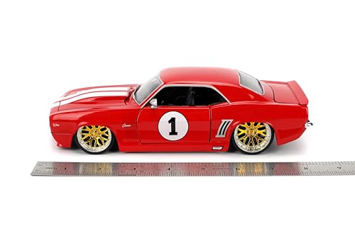 Jada Toys Fast & Furious 1:24 1969 Chevy Camaro Die-Cast Model Car – Red, Premium Collectible