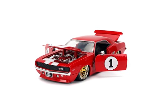 Jada Toys Fast & Furious 1:24 1969 Chevy Camaro Die-Cast Model Car – Red, Premium Collectible