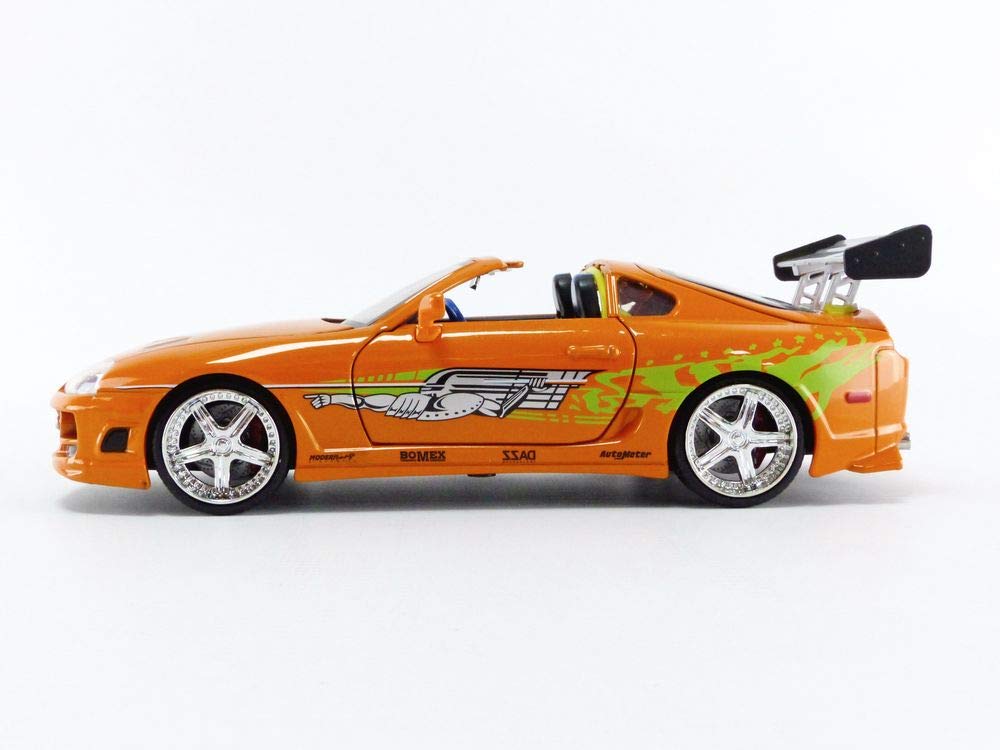 Jada Fast & Furious Brian’s 1995 Toyota Supra Diecast Model – 1:24 Scale with Brian O'Conner Figure