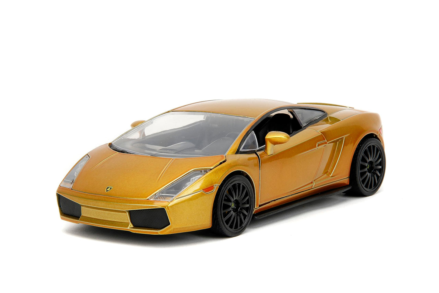 Jada Fast & Furious Gold Lamborghini Gallardo 1:24 Die-Cast Car | Collectible Toy for Kids & Adults