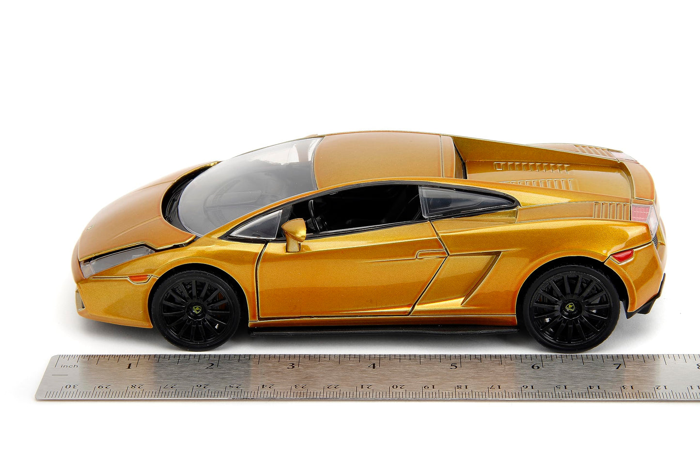 Jada Fast & Furious Gold Lamborghini Gallardo 1:24 Die-Cast Car | Collectible Toy for Kids & Adults