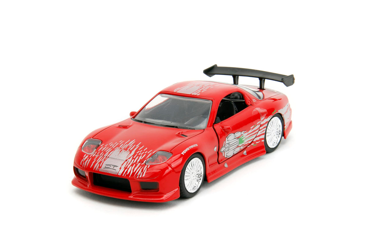 Jada Fast & Furious Mazda RX-7 1:32 Die-Cast Car - Collectible Toy for Kids & Adults
