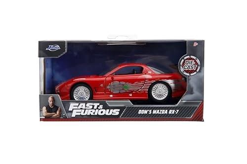 Jada Fast & Furious Mazda RX-7 1:32 Die-Cast Car - Collectible Toy for Kids & Adults