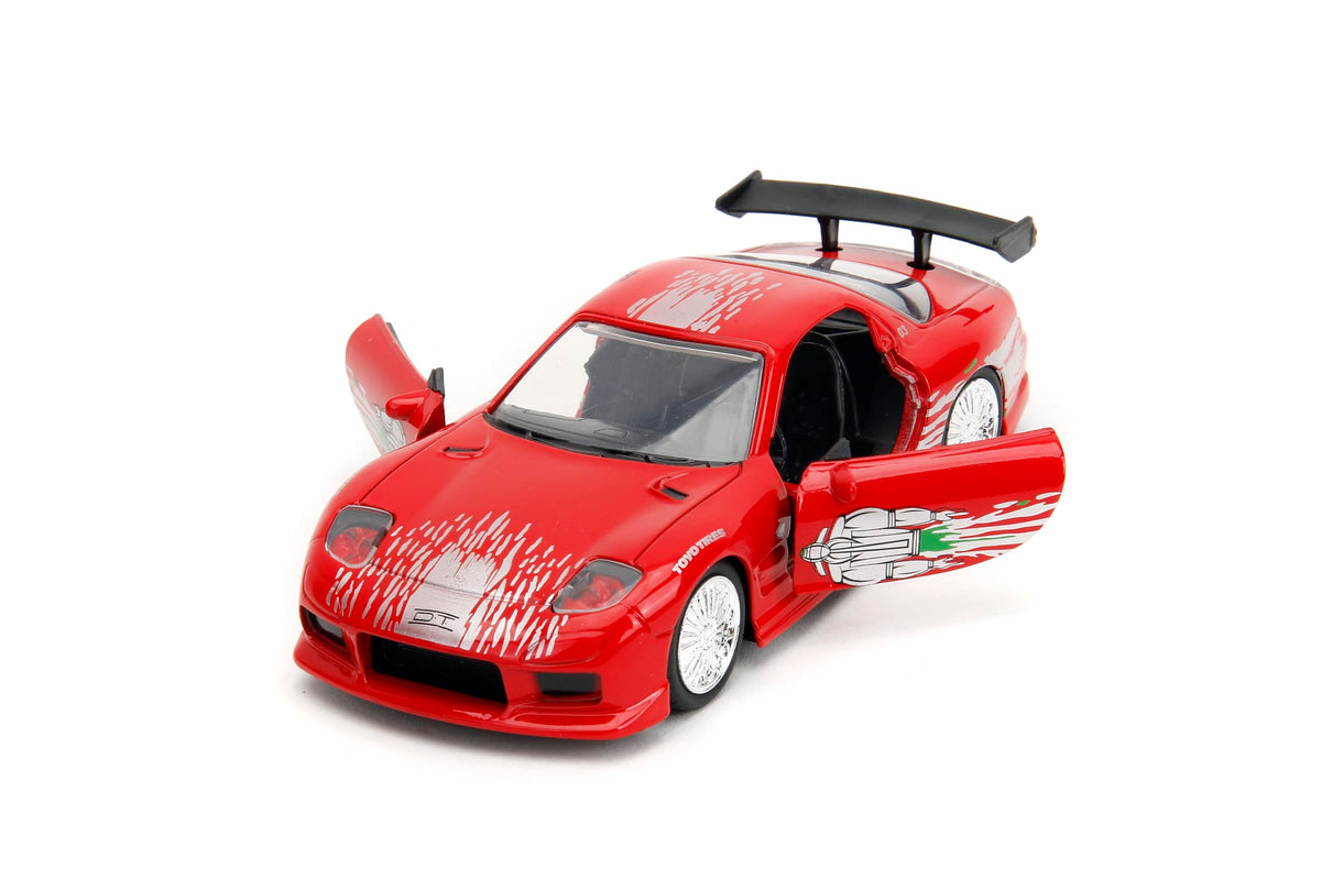 Jada Fast & Furious Mazda RX-7 1:32 Die-Cast Car - Collectible Toy for Kids & Adults