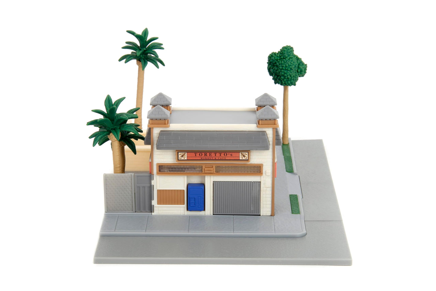 Jada Fast & Furious Nanoscene: Toretto’s Market & Café with Two Die-Cast Nano Vehicles