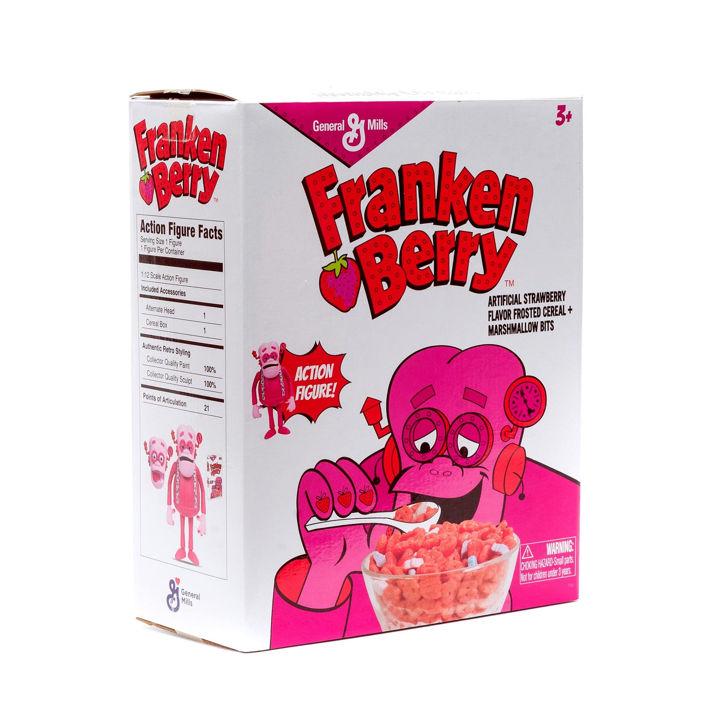 Jada Toys General Mills Franken Berry 1:12 Scale Action Figure – Licensed, Articulated Collectible