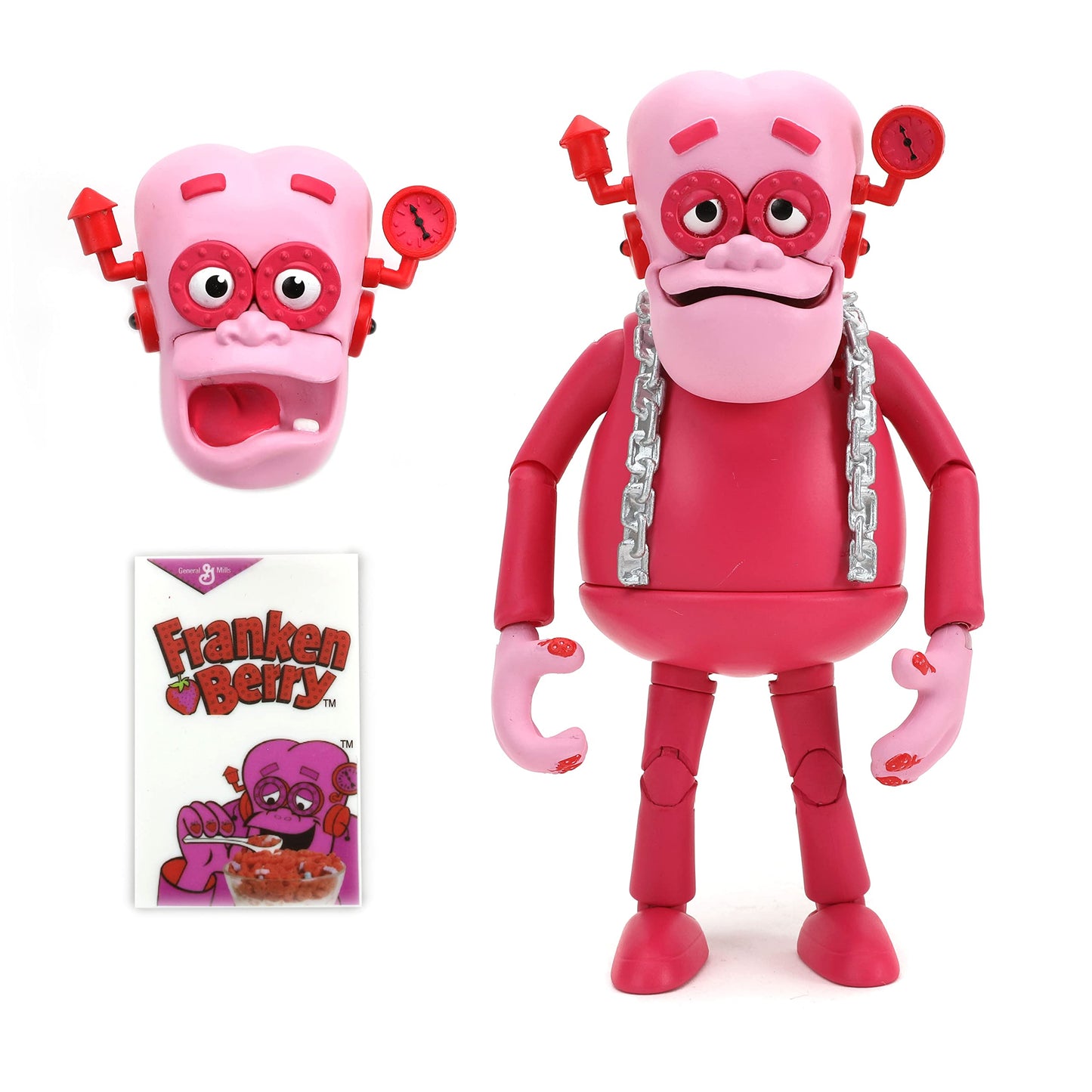 Jada Toys General Mills Franken Berry 1:12 Scale Action Figure – Licensed, Articulated Collectible