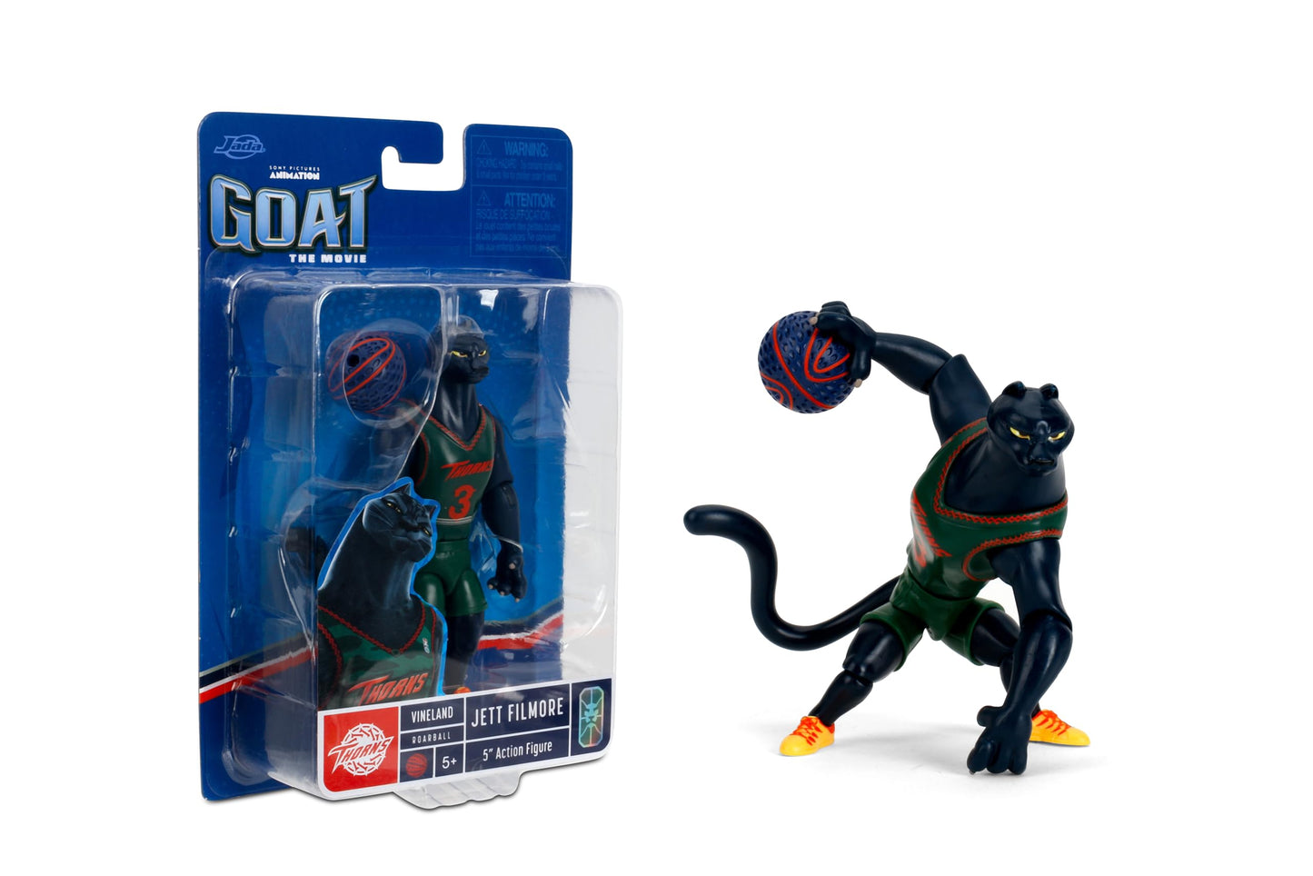 Jada Goat Jett Action Figure – 5-inch Scale with Roarball Accessory | Collectible Toy