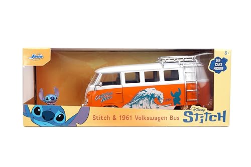 Jada Hollywood Rides Stitch 1961 Volkswagen Bus – 1:24 Die-Cast Model