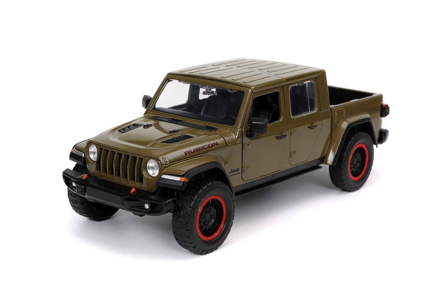 Jada Just Trucks 1:24 2020 Jeep Gladiator Die-Cast Brown with Tire Rack