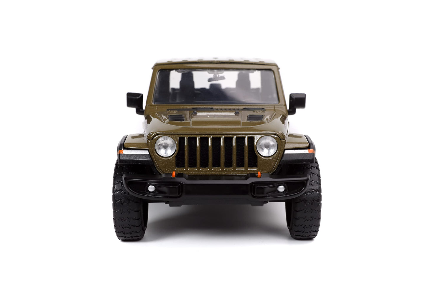 Jada Just Trucks 1:24 2020 Jeep Gladiator Die-Cast Brown with Tire Rack