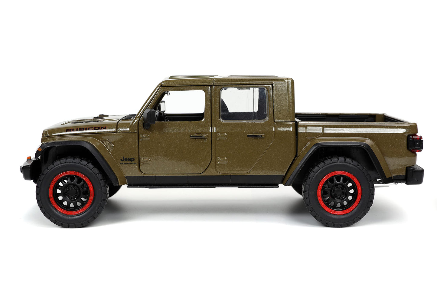 Jada Just Trucks 1:24 2020 Jeep Gladiator Die-Cast Brown with Tire Rack