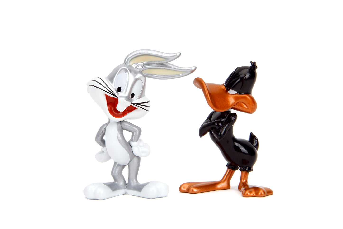 Jada Looney Tunes MetalFigs 4-Pack – Bugs Bunny, Tasmanian Devil, Daffy Duck & Sylvester 2.5-inch Metal Figures