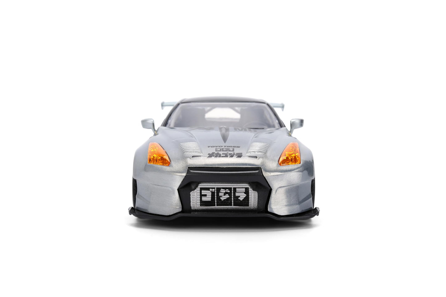 Jada Mechagodzilla w/ Nissan GT-R R35 Ben Sopra – 1:24 Die-Cast Anime Hollywood Rides Collectible