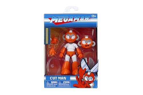 Jada Mega Man Cut Man 1:12 Scale Figure – 15+ Points of Articulation | Wave 2