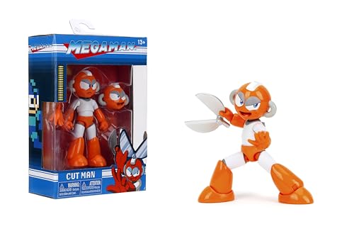 Jada Mega Man Cut Man 1:12 Scale Figure – 15+ Points of Articulation | Wave 2