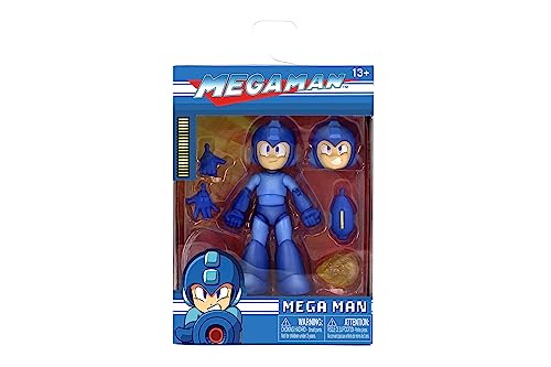 Jada Mega Man 4-Inch Action Figure – 1:12 Scale Collectible with Accessories