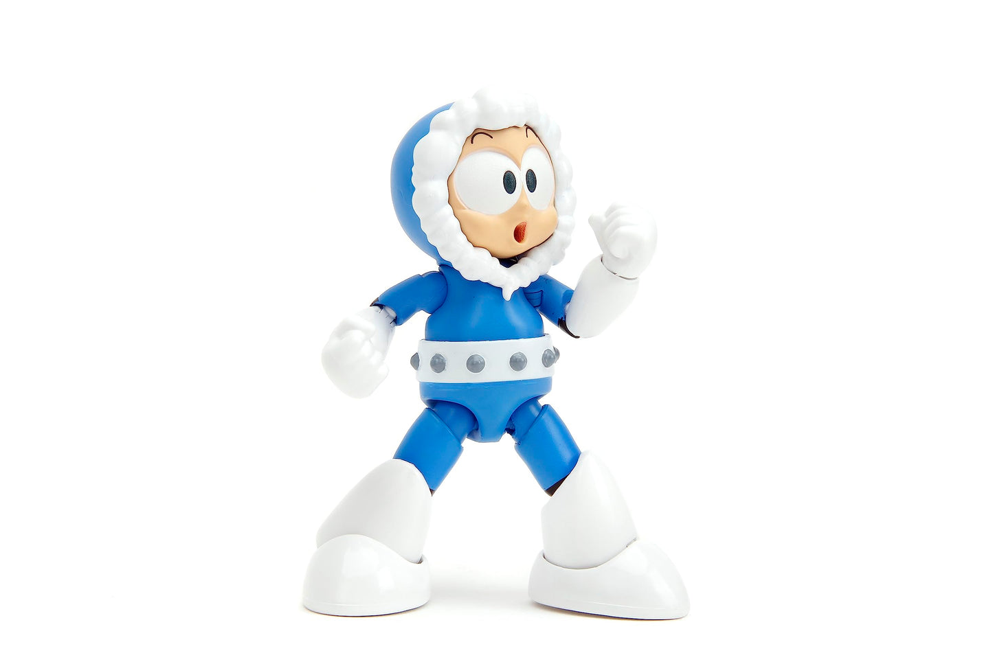 Jada Toys Mega Man Ice Man 4-Inch Action Figure – 1:12 Scale, Capcom Licensed