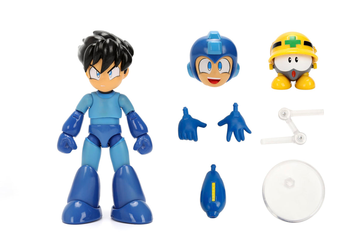 Mega Man Wave 3 1:12 Deluxe Action Figure with Neo Metall – 6-Inch Tall | Jada Toys