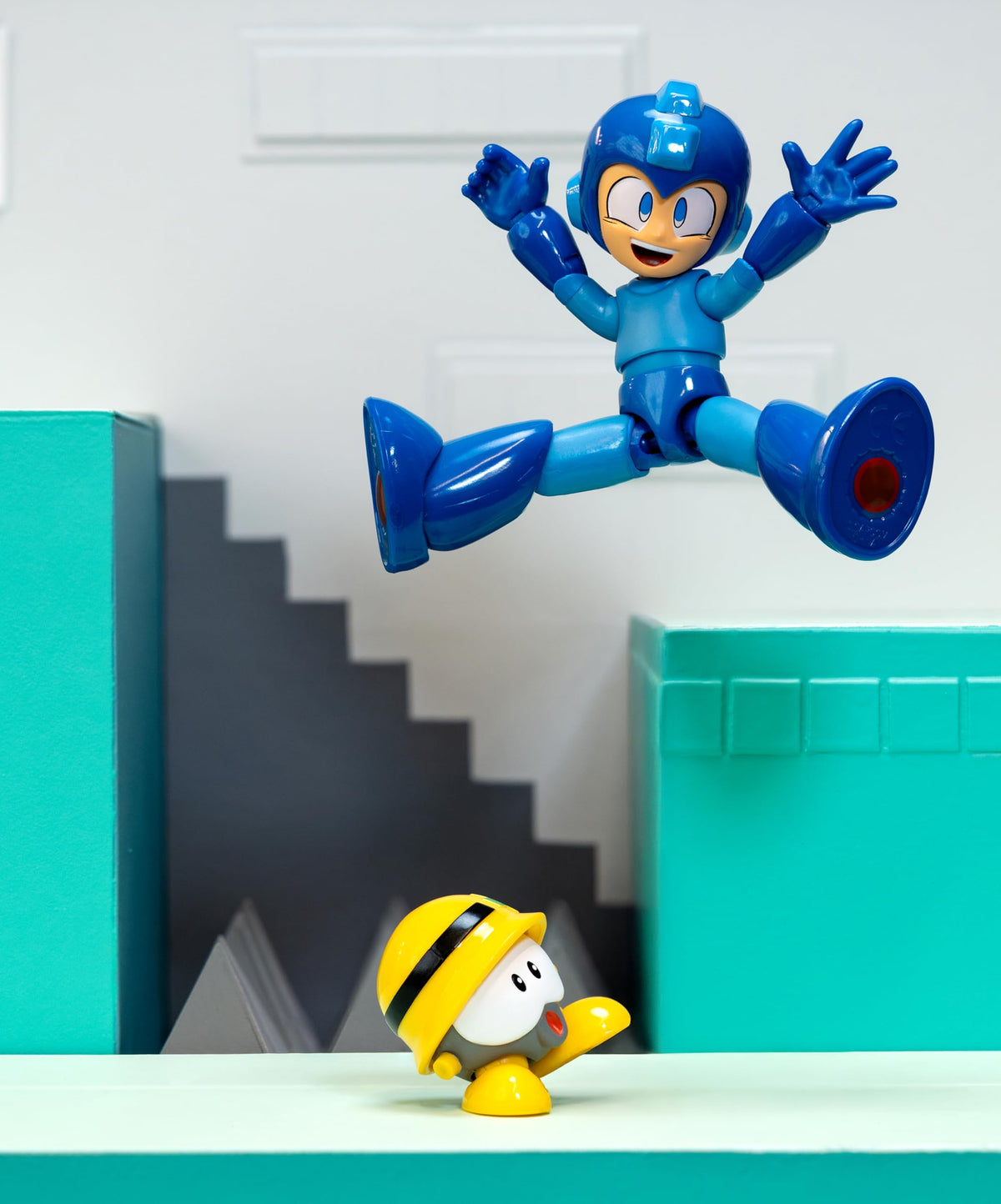 Mega Man Wave 3 1:12 Deluxe Action Figure with Neo Metall – 6-Inch Tall | Jada Toys