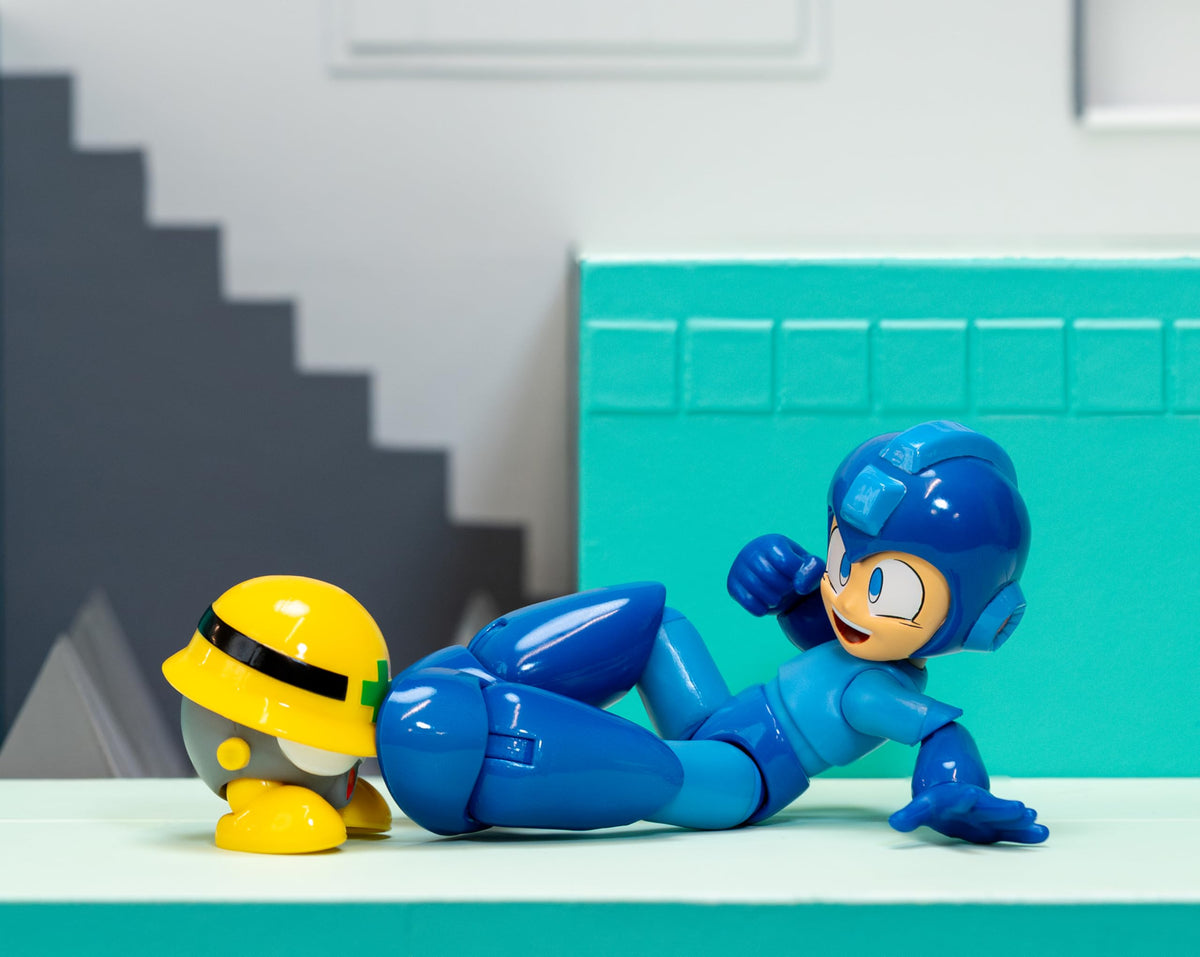 Mega Man Wave 3 1:12 Deluxe Action Figure with Neo Metall – 6-Inch Tall | Jada Toys