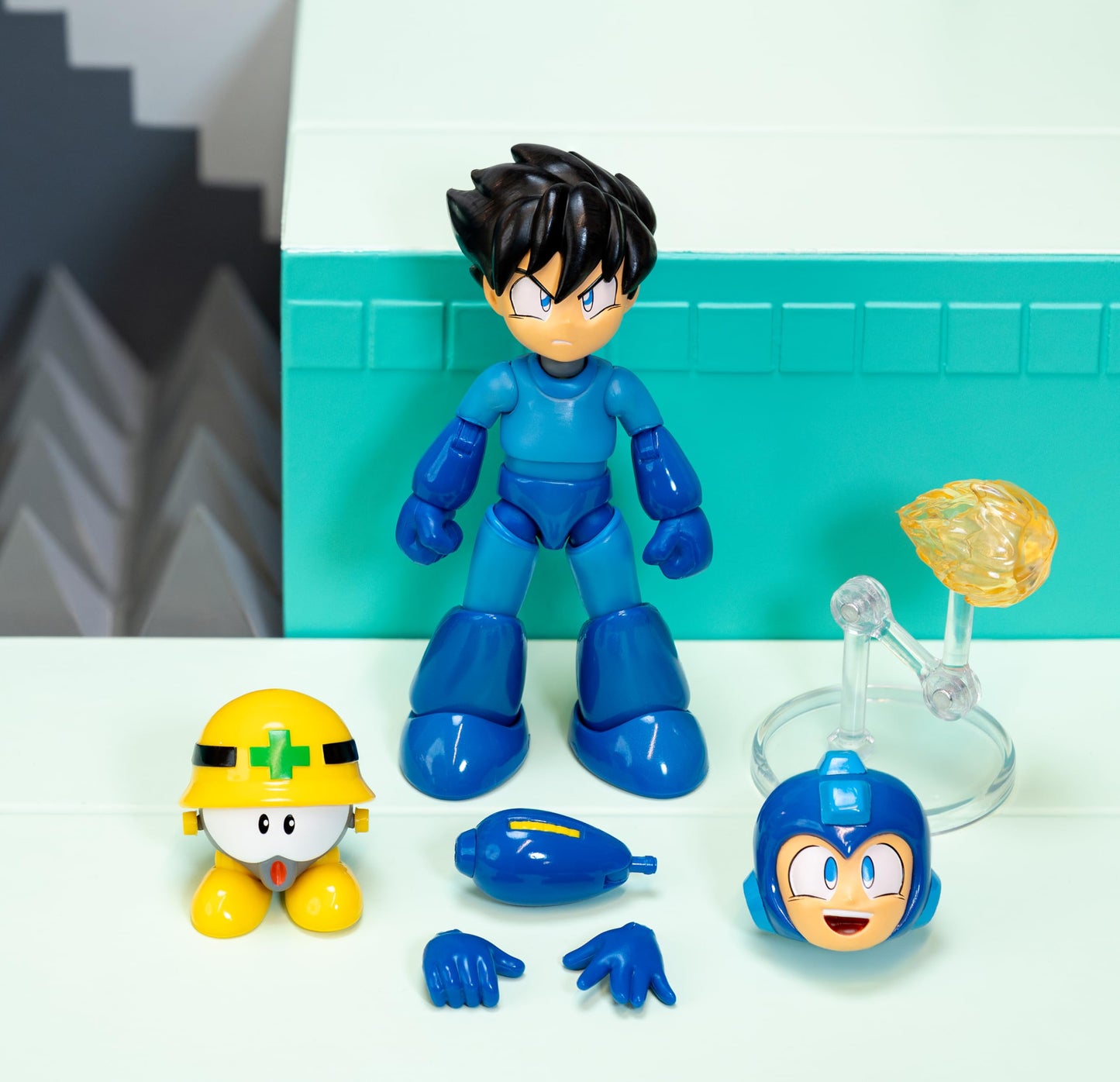 Mega Man Wave 3 1:12 Deluxe Action Figure with Neo Metall – 6-Inch Tall | Jada Toys