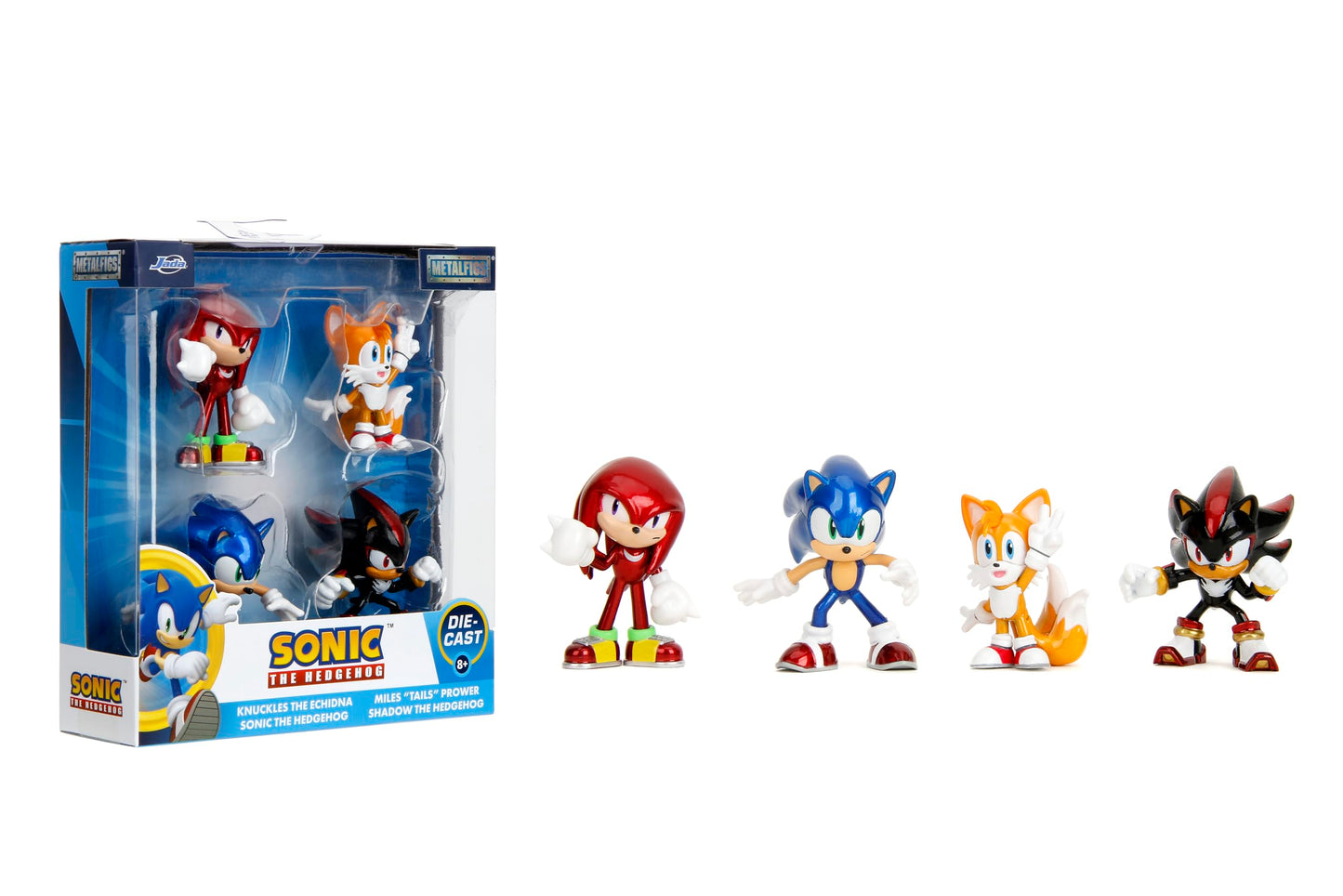 Jada MetalFigs Sonic The Hedgehog 4-Pack – 2.5-Inch Die-Cast Figures (Sega Licensed)