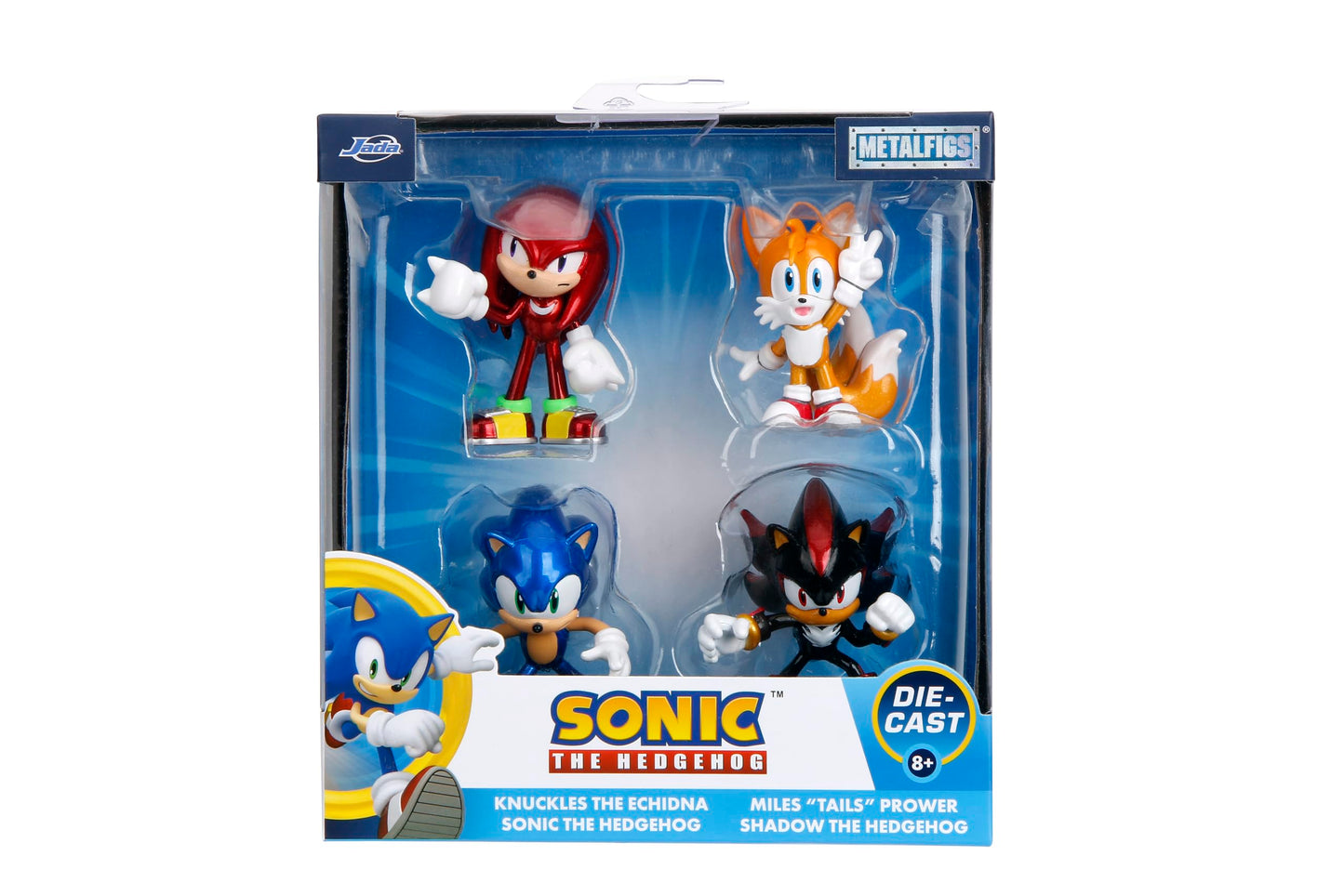 Jada MetalFigs Sonic The Hedgehog 4-Pack – 2.5-Inch Die-Cast Figures (Sega Licensed)