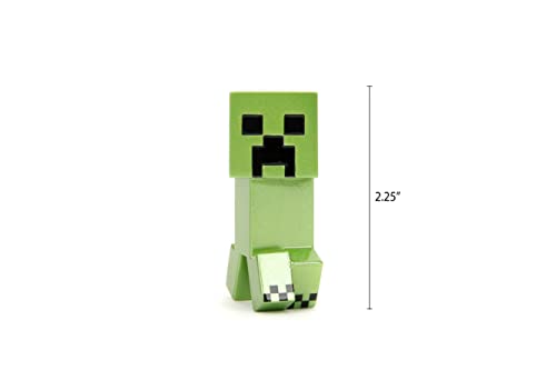Jada Toys Minecraft 4-Pack Collectible Figures – 2.5-Inch Die-Cast Metalfigs