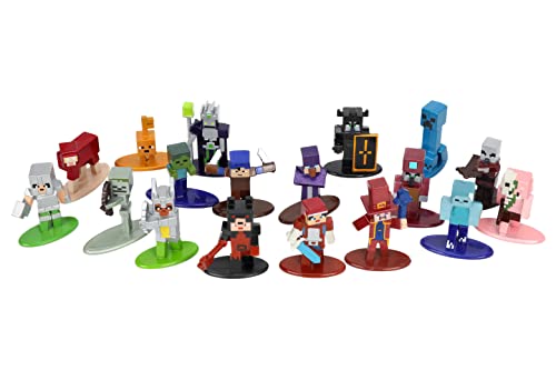 Jada Toys Minecraft Dungeons Nano MetalFig 1.65-Inch Die-Cast Figures Series 7 18-Pack