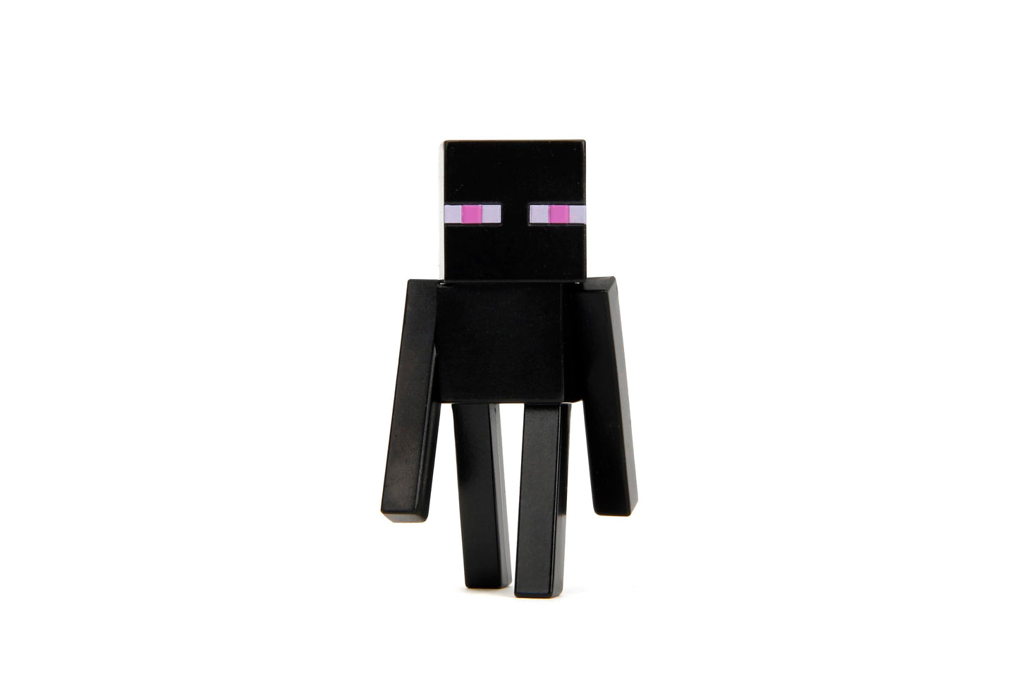 Jada Minecraft 2.5-Inch MetalFigs 4-Pack – Steve in Diamond Armor, Alex in Leather Armor, Enderman & Creeper