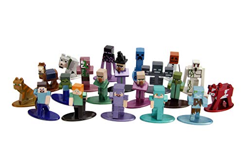 Jada Toys Minecraft Nano Metal Figures 1.65in Die-Cast 20-Pack Wave 2