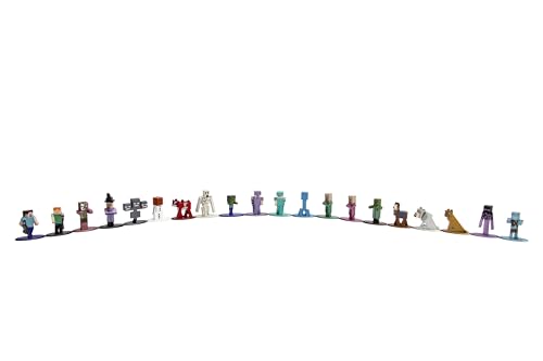Jada Toys Minecraft Nano Metal Figures 1.65in Die-Cast 20-Pack Wave 2