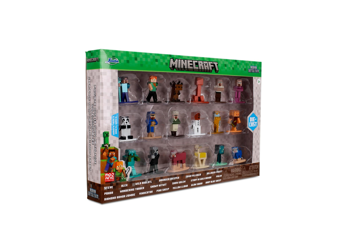 Jada Minecraft Nano Metalfigs Series 13 – 18-Pack Die-Cast Mini Figures