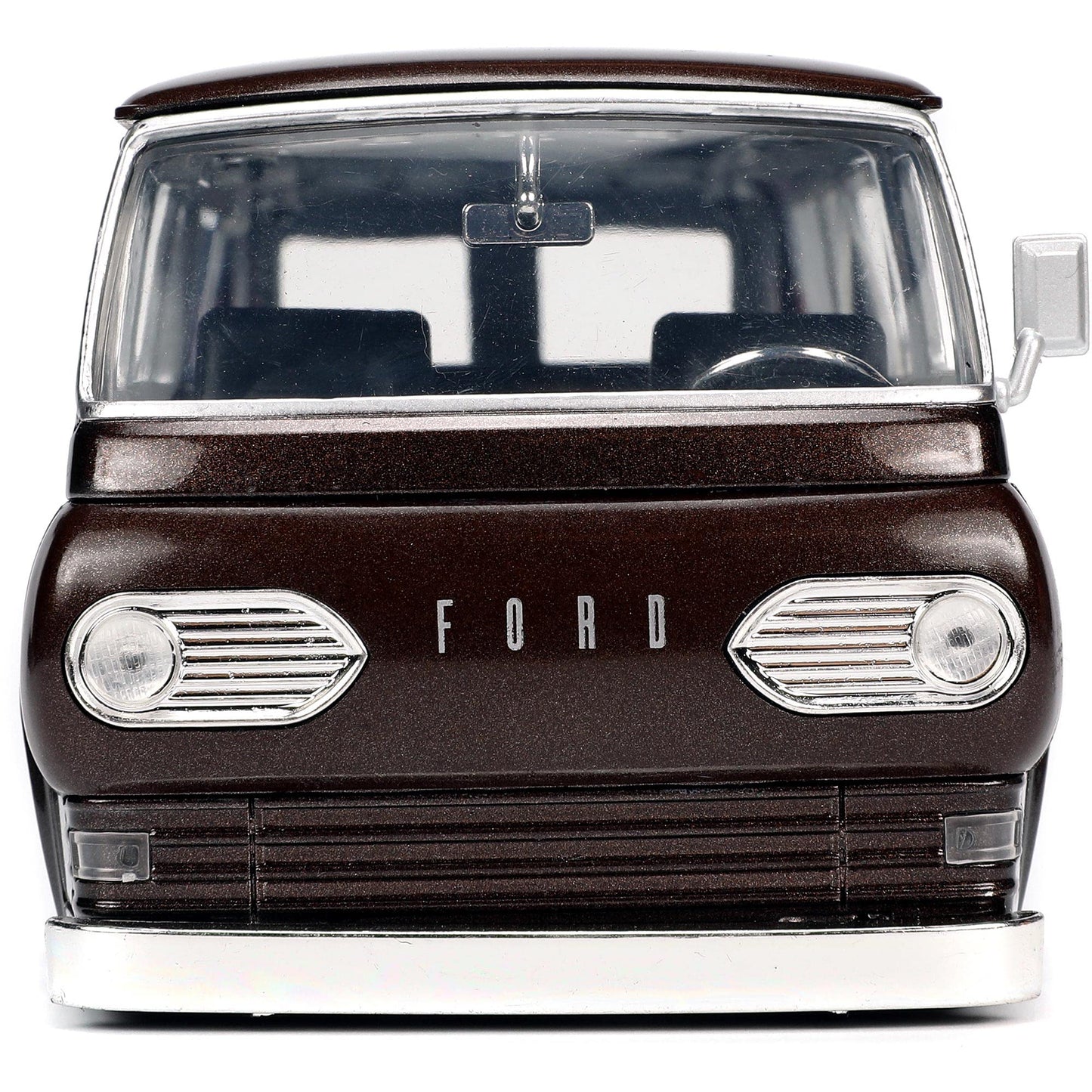 Jada Toys M&M's 1965 Ford Econoline Die-Cast Car with Red Figure | 1:24 Scale