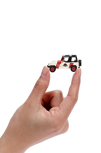 Jada Toys Jurassic World Nano 3-Pack Die-Cast Cars – Wave 1, 1.65-Inch Scale