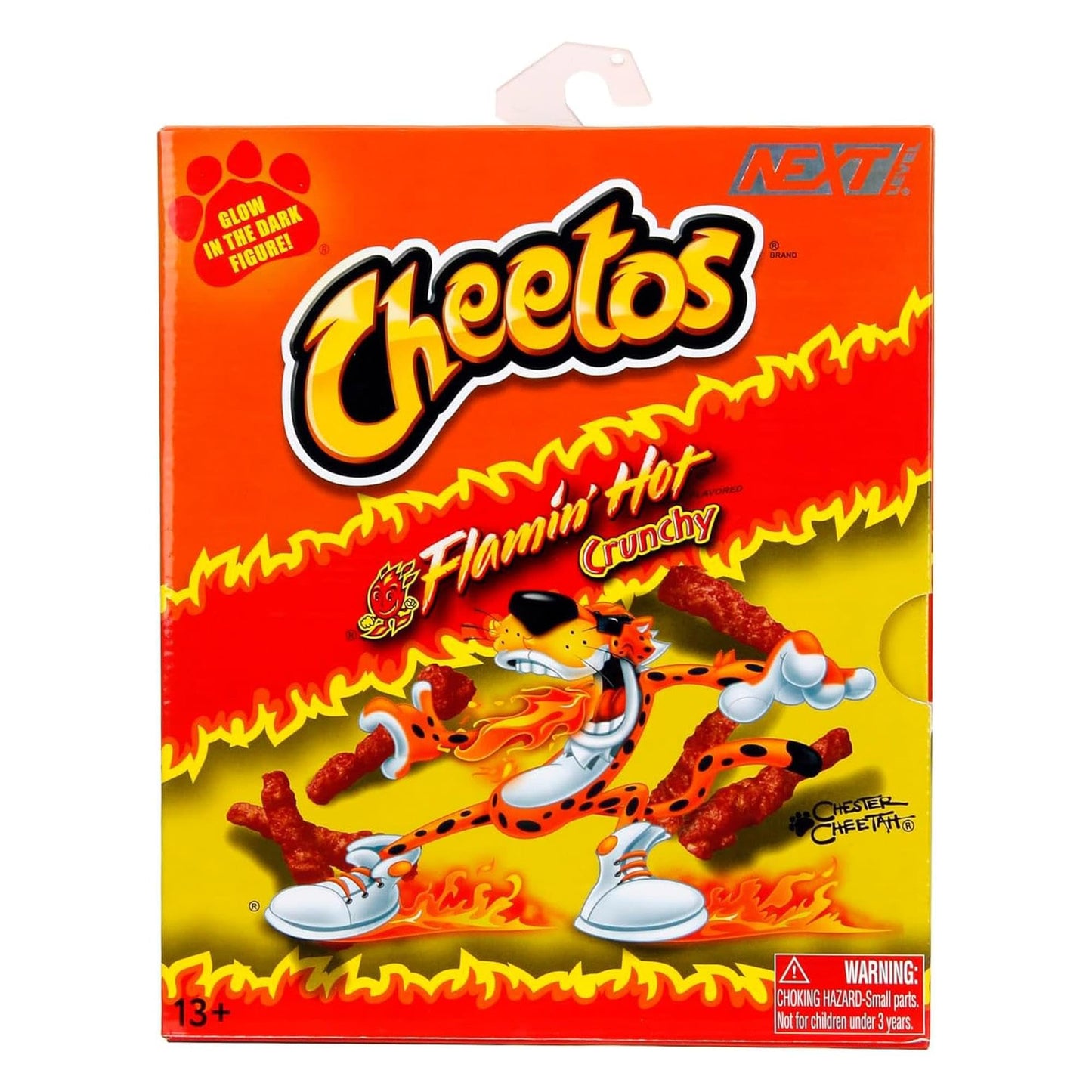 Jada Toys Chester Cheetah Glow-in-the-Dark 6in Action Figure – Flamin' Hot Exclusive with Cheetos & Accessories