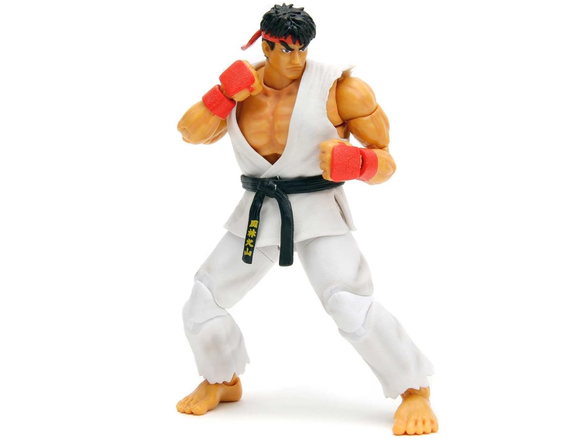Jada Street Fighter II Ryu 6-Inch Action Figure | Collectible Toy
