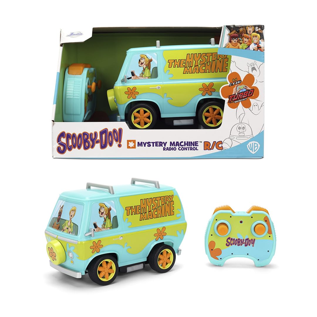 Jada Toys Scooby-Doo 1:24 Scale Mystery Machine RC – Iconic Collectible Vehicle