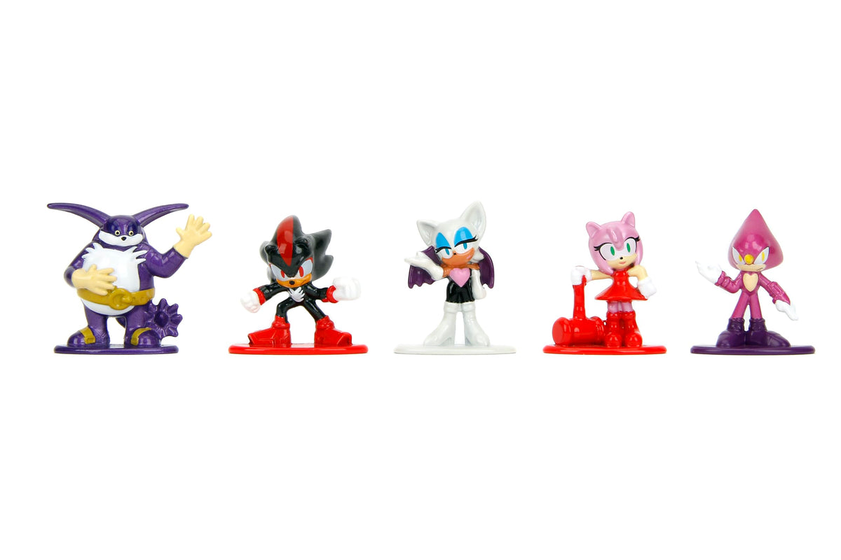 Jada Sonic The Hedgehog 1.65-inch Nano Die-Cast MetalFigs – 18-Pack Collectible Figures