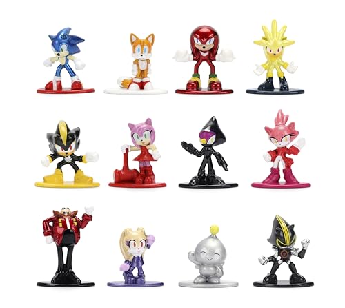 Jada Sonic Nano Metalfigs Series 3 12-Pack – Die-Cast Figures Set
