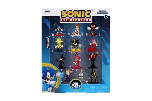 Jada Sonic Nano Metalfigs Series 3 12-Pack – Die-Cast Figures Set